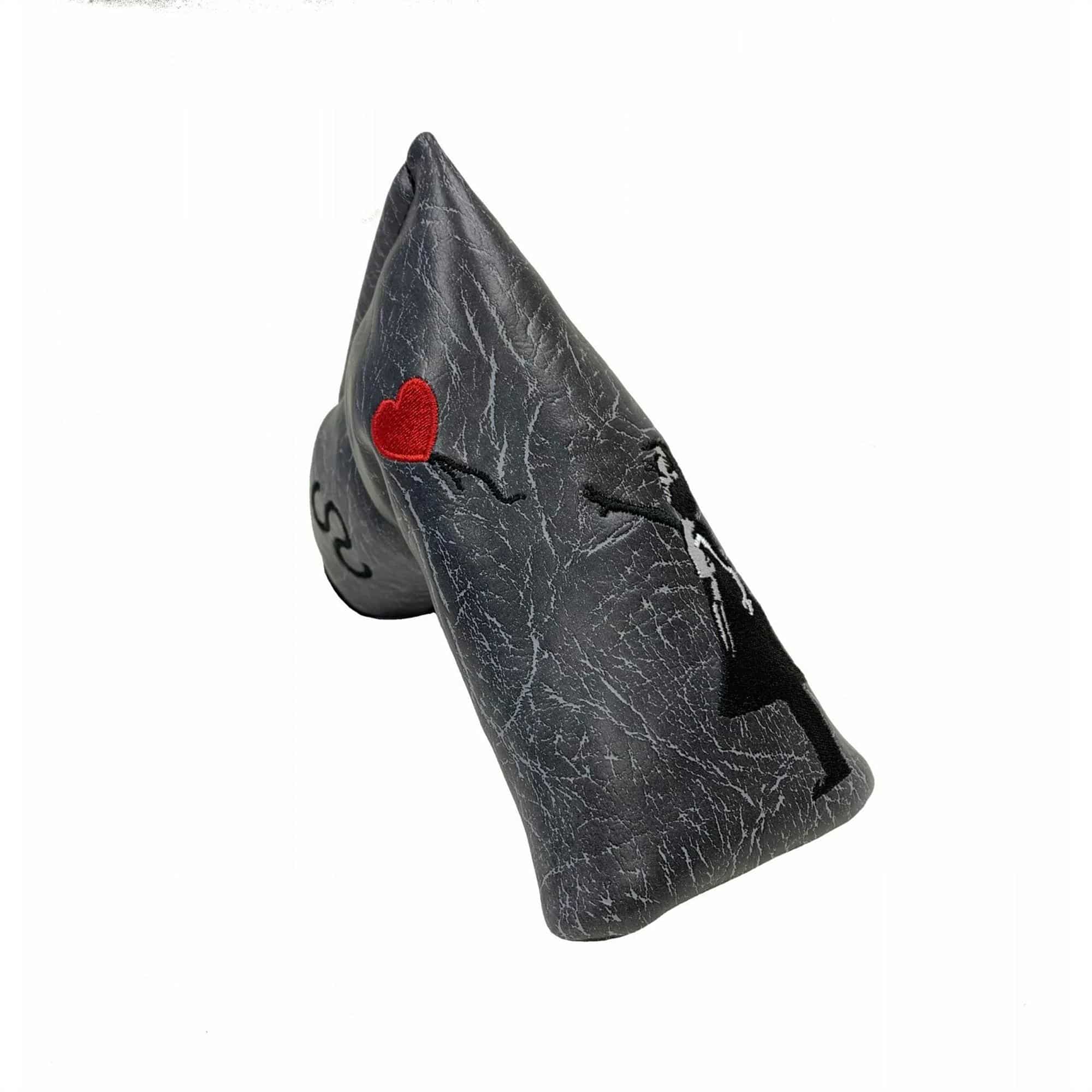 Banksy Girl With Heart Balloon Blade Putter Headcover Grey